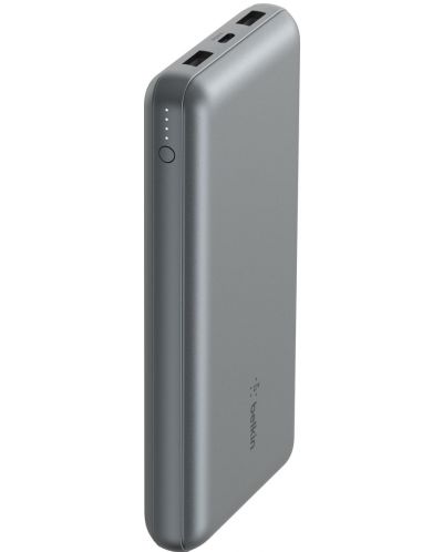 Портативна батерия Belkin - Boost Charge 20K, кабел USB-C, сива - 1