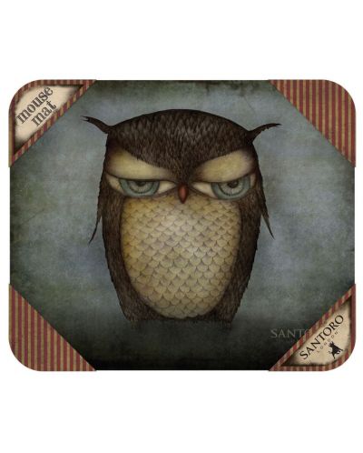 Подложка за мишка Santoro - Grumpy Owl - 1