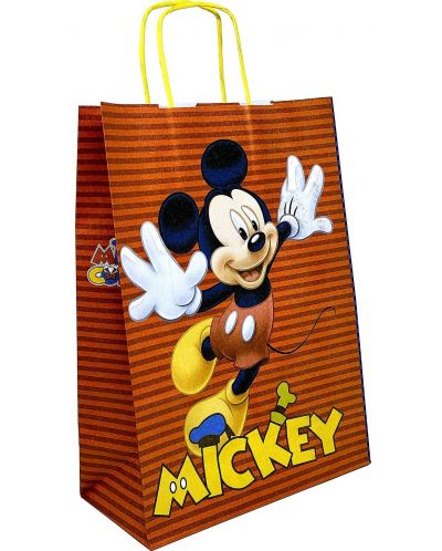 Подаръчна торбичка S. Cool - Mickey Mouse, червена, L - 1