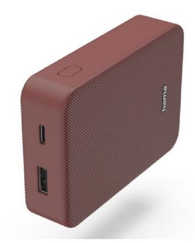 Портативна батерия Hama - 201714, 10000 mAh, червена - 1