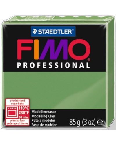 Полимерна глина Staedtler - Fimo Professional, тъмнозелена, 85 g - 1