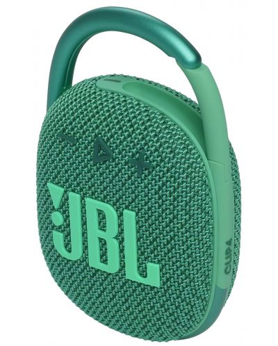 Портативна колонка JBL - Clip 4 Eco, зелена - 2