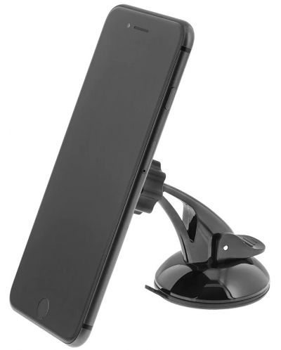 Стойка за кола Tellur - Phone Suction Cup Magnetic Holder, черна - 2