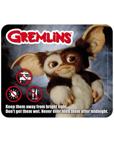Подложка за мишка ABYstyle Movies: Gremlins - Gizmo 3 rules - 1