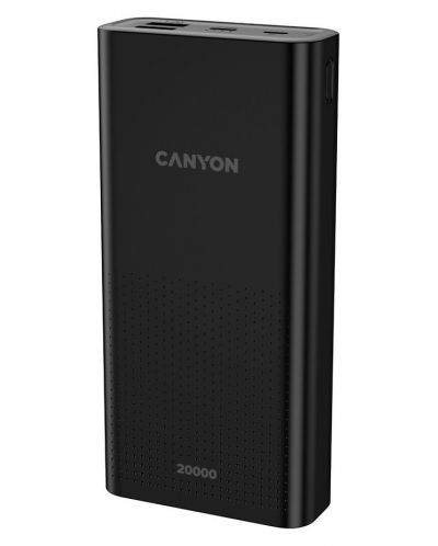 Портативна батерия Canyon - PB-2001, 20000 mAh, черна - 2