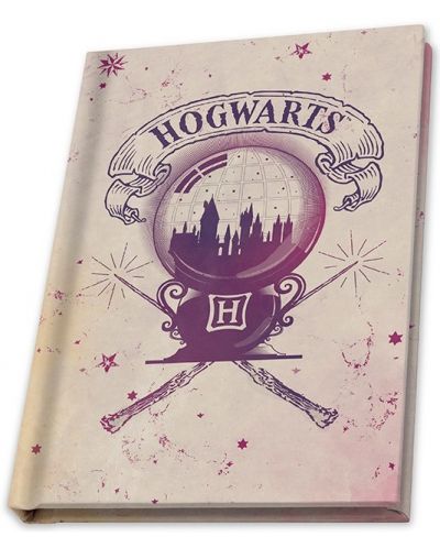 Подаръчен комплект ABYstyle Movies: Harry Potter - Hogwarts (purple) - 2