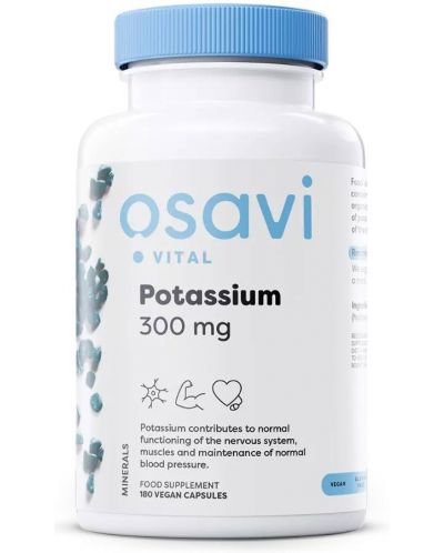 Potassium Citrate, 300 mg, 180 капсули, Osavi - 1