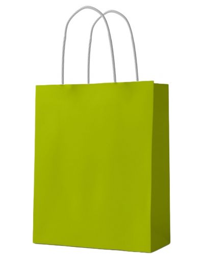Подаръчна торба S. Cool - крафт, зелена, L - 1