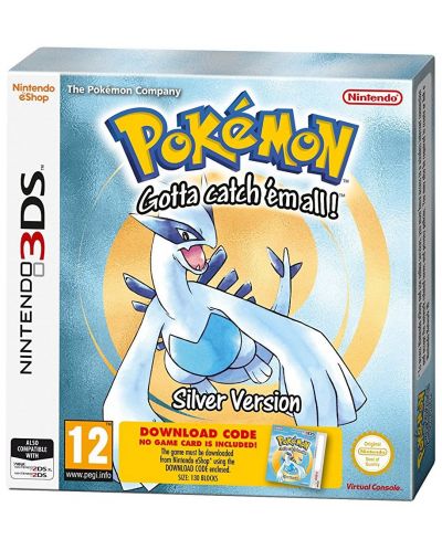 Pokemon Silver - код в кутия (Nintendo 3DS) - 1