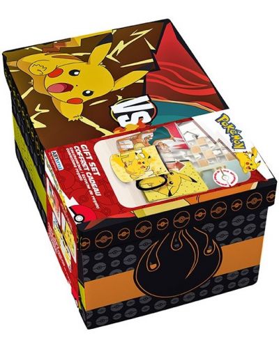Подаръчен комплект ABYstyle Games: Pokemon - Pikachu vs. Charizard - 1
