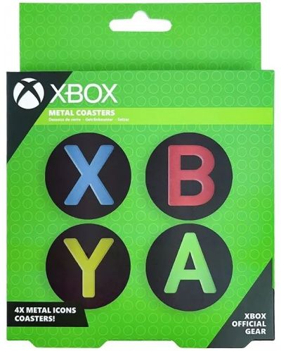 Подложки за чаша Paladone Games: Xbox - Icons - 1