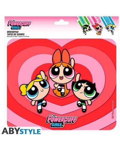 Подложка за мишка ABYstyle Animation: The Powerpuff Girls - Bubbles, Blossom and Buttercup - 2