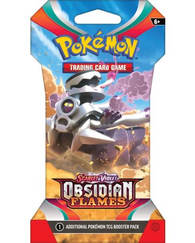 Pokemon TCG: Scarlet & Violet 3 Obsidian Flames Sleeved Booster - 3