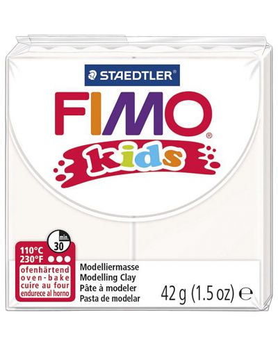 Полимерна глина Staedtler Fimo Kids - бял цвят - 1