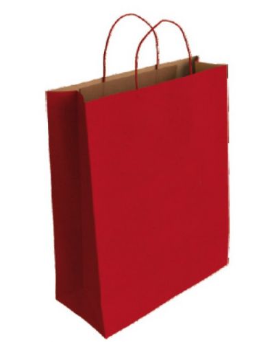 Подаръчна торбичка IPA - Крафт, червена, L - 1
