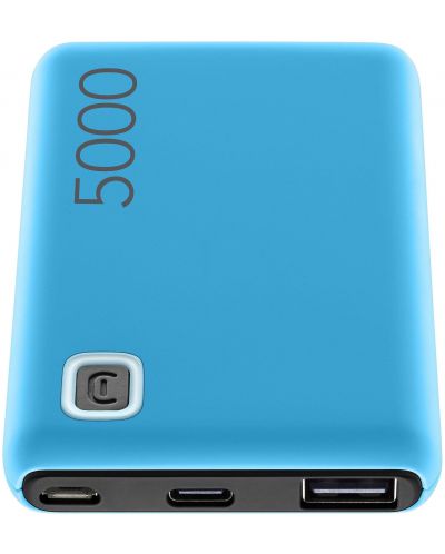 Портативна батерия Cellularline - Essence, 5000 mAh, синя - 2