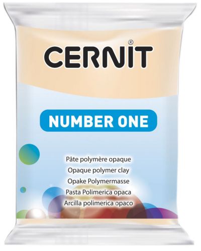 Полимерна глина Cernit №1 - Бежова, 56 g - 1
