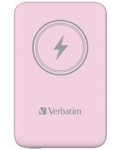 Портативна батерия Verbatim - MCP-10PK, 10000 mAh, розова - 1