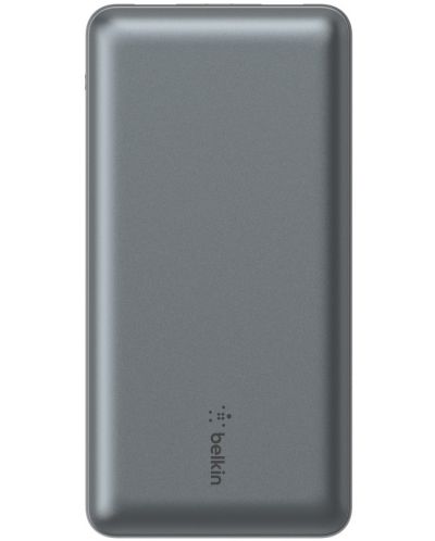 Портативна батерия Belkin - Boost Charge 20K, кабел USB-C, сива - 2