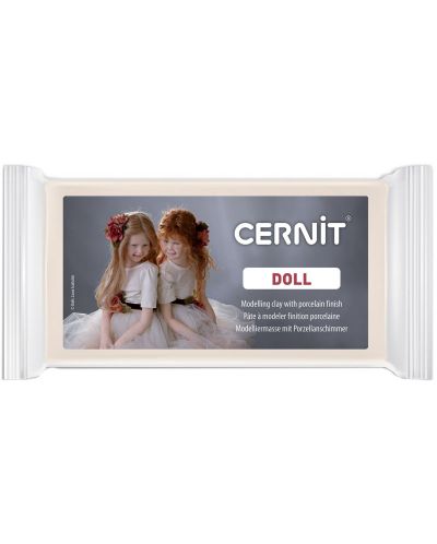 Полимерна глина Cernit Doll - Телесна полупрозрачна, 500 g - 1