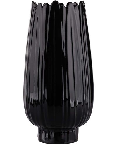 Порцеланова ваза ADS -Черна, 9.5 х 9.5 х 19 cm - 1