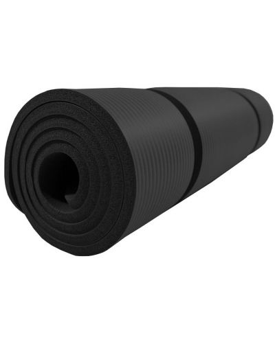 Постелка за йога Maxima - 182 x 60 x 1 cm, черна - 2