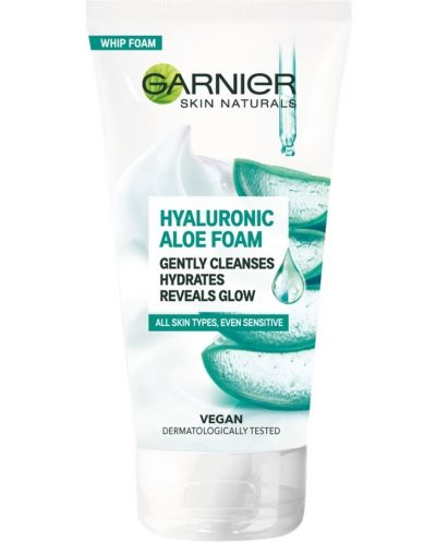 Garnier Skin Naturals Пяна за лице Hyaluronic Aloe, 150 ml - 1