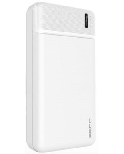 Портативна батерия Recci - RPB-N17, 20000 mAh, бяла - 3