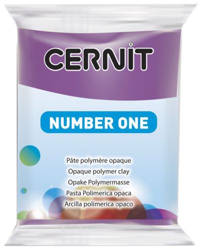 Полимерна глина Cernit №1 - Лилава mauve, 56 g - 1