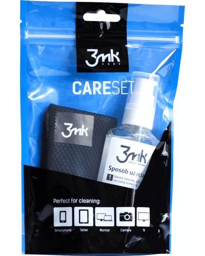 Почистващ комплект 3mk - CareSet, 50 mg - 1