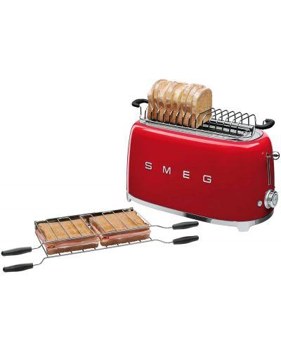 Поставка за затопляне Smeg - TSBW02, за дълъг тостер, сребриста - 2