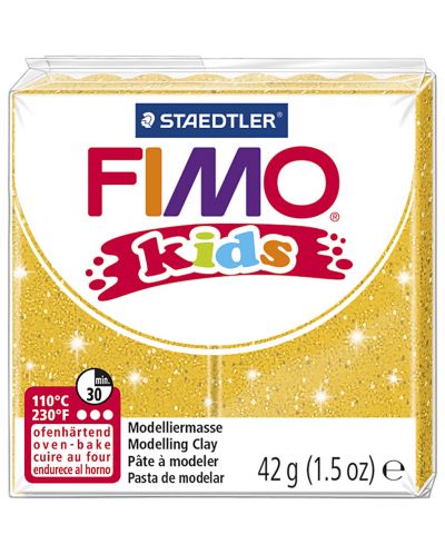 Полимерна глина Staedtler Fimo Kids - златист цвят - 1