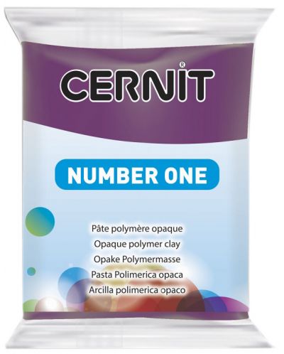 Полимерна глина Cernit №1 - Лилава, 56 g - 1