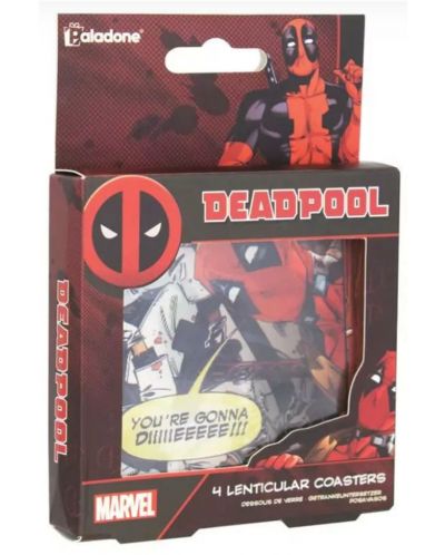 Подложки за чаши Paladone Marvel: Deadpool - Panels - 2