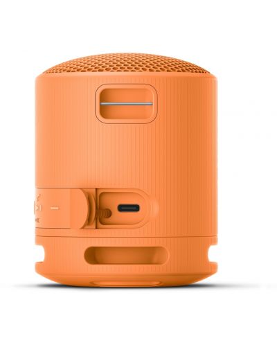 Портативна колонка Sony - SRS-XB100, оранжева - 11