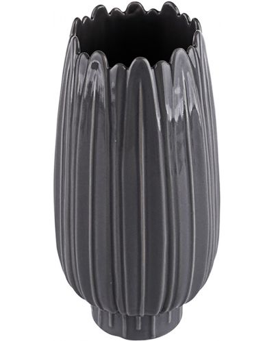 Порцеланова ваза ADS - Сива, 12 х 12 х 24.5 cm - 2