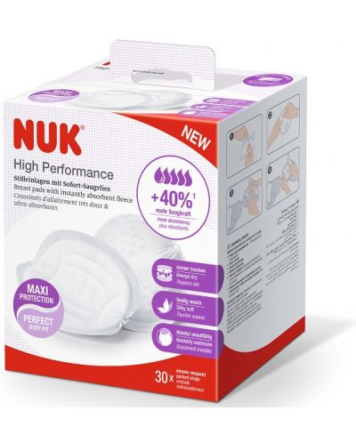 Подплънки за кърмачки Nuk High Performance, 30 броя - 1