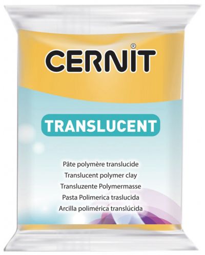 Полимерна глина Cernit Translucent - Кехлибар, 56 g - 1