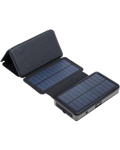 Портативна батерия Sandberg - Solar 6-Panel, 20000 mAh, черна - 2