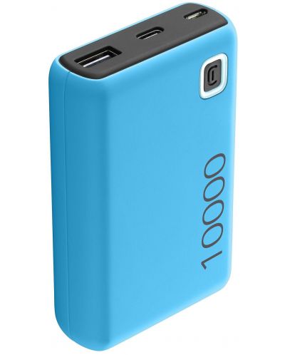 Портативна батерия Cellularline - Essence, 10000 mAh, синя - 1