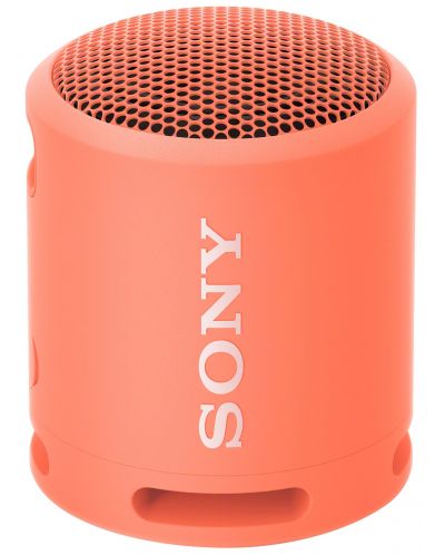 Портативна колонка Sony - SRS-XB13, водоустойчива, оранжева - 1