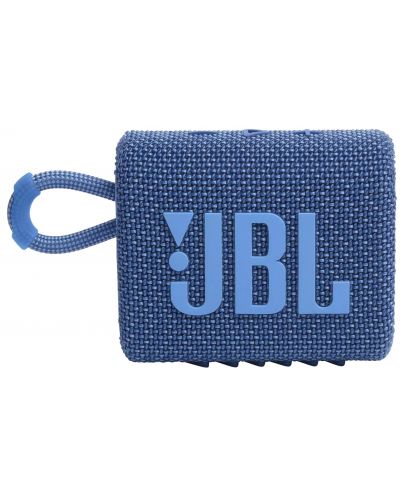 Портативна колонка JBL - Go 3 Eco, синя - 5