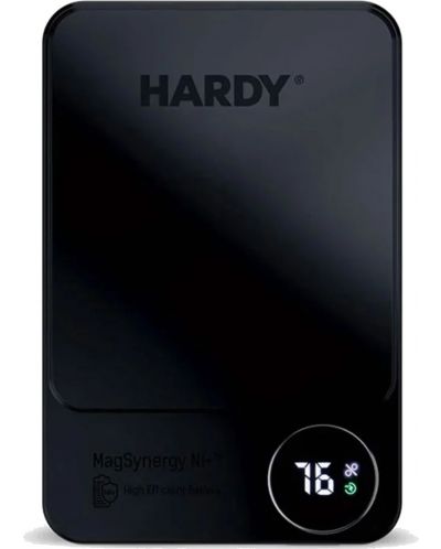 Портативна батерия 3mk - Hardy MagSynergy Ni Plus, 10000 mAh, черна - 1