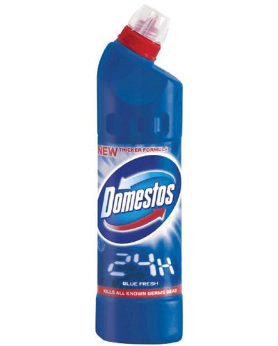 Почистващ препарат Domestos - Blue, 750 ml - 1