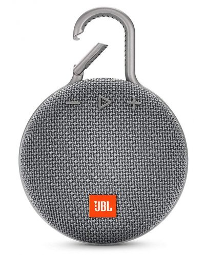 Портативна колонка JBL - Clip 3, сива