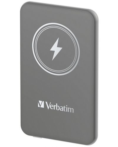 Портативна батерия Verbatim - MCP-5GY, 5000mAh, сива - 1