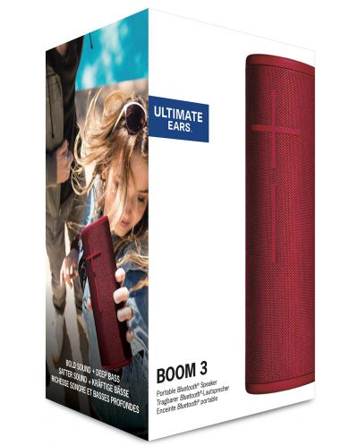 Портативна колонка Ultimate Ears - BOOM 3, Sunset Red - 7