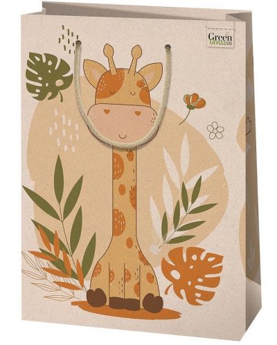Подаръчна торбичка Cardex - Жираф, джъмбо - 1