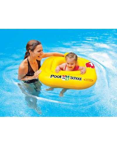 Бебешки пояс Intex - Deluxe Baby Float Pool School - 2