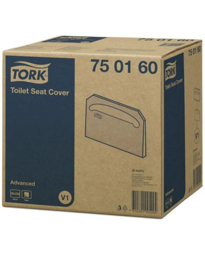 Покривало за тоалетна чиния Tork - Seat Covers Advanced, V1, 1 х 250 броя - 2
